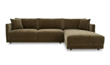 Bryn Sectional Heritage Ceder Green by Moe's Home at Eve Furniture