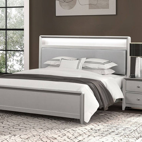 Bryne Champagne 4-Piece Queen Bedroom Set by Furniture of America at Eve Furniture