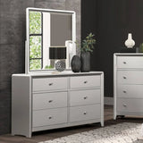 Bryne Champagne 5-Piece Queen Bedroom Set by Furniture of America at Eve Furniture