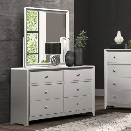 Bryne Champagne 4-Piece Queen Bedroom Set by Furniture of America at Eve Furniture