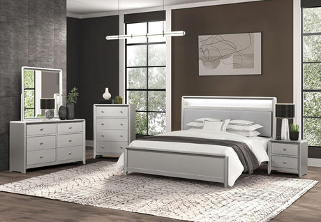 Bryne Champagne Mirror by Furniture of America at Eve Furniture