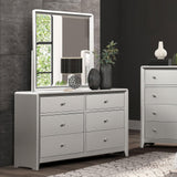 Bryne Champagne Mirror by Furniture of America at Eve Furniture
