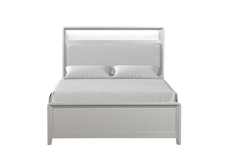 Bryne Champagne LED King Bed by Furniture of America at Eve Furniture