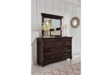 Brynhurst Dark Brown Bedroom Mirror (Mirror Only) by Ashley at Eve Furniture