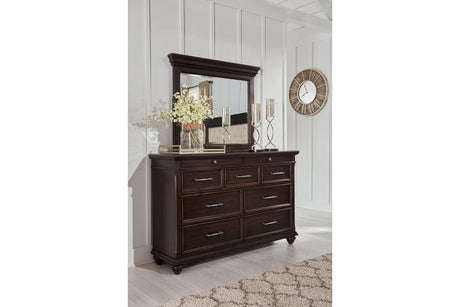 Brynhurst Dark Brown Bedroom Mirror (Mirror Only) by Ashley at Eve Furniture