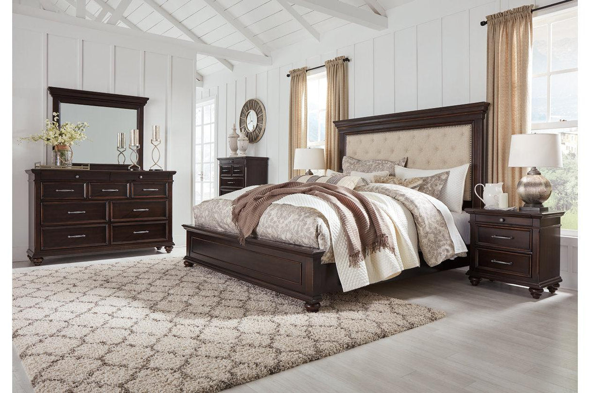 Brynhurst Dark Brown Bedroom Mirror (Mirror Only) by Ashley at Eve Furniture