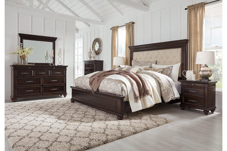 Brynhurst Dark Brown Bedroom Mirror (Mirror Only) by Ashley at Eve Furniture