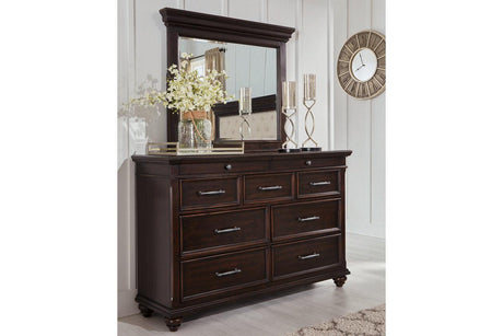 Brynhurst Dark Brown Bedroom Mirror (Mirror Only) by Ashley at Eve Furniture