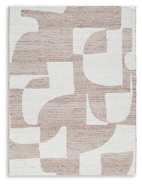Brynnfield Beige/Brown 8' x 10' Rug by Ashley at Eve Furniture