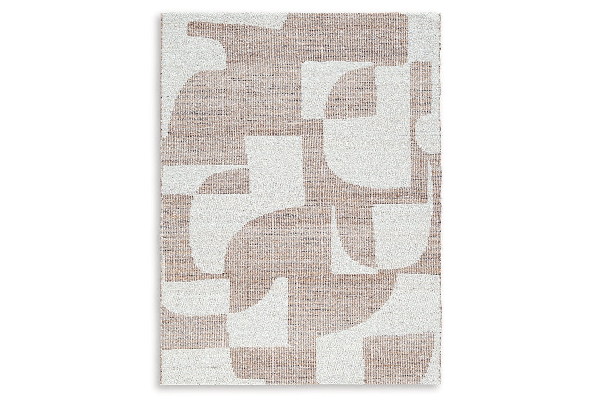 Brynnfield Beige/Brown 8' x 10' Rug by Ashley at Eve Furniture