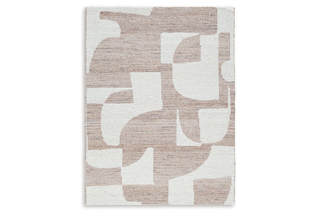 Brynnfield Beige/Brown 8' x 10' Rug by Ashley at Eve Furniture