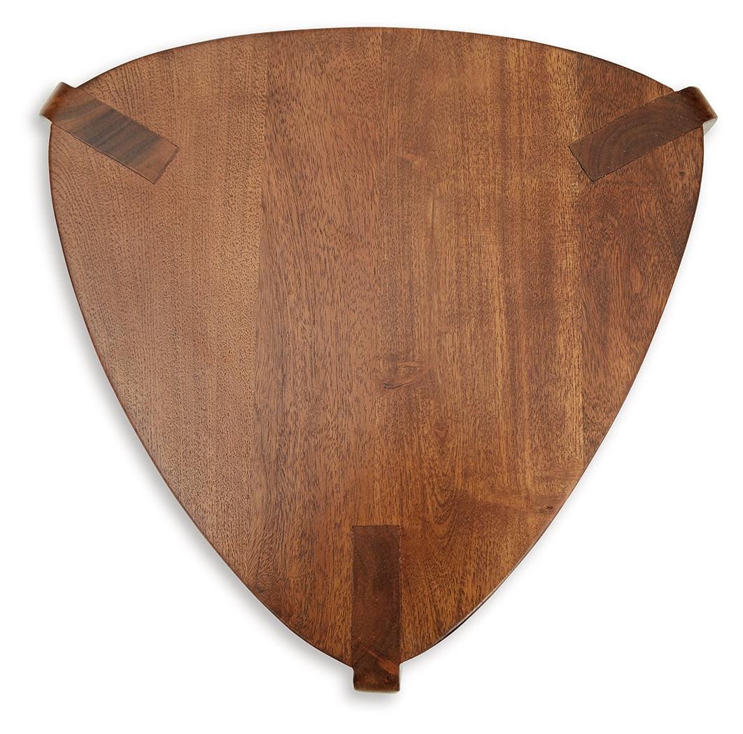 Brynnleigh Medium Brown Accent Table by Ashley at Eve Furniture