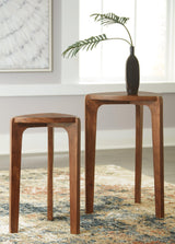 Brynnleigh Medium Brown Accent Table by Ashley at Eve Furniture