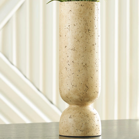 Bryons Beige Vase by Ashley at Eve Furniture