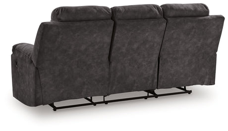 Brysonview Charcoal Reclining Sofa by Ashley at Eve Furniture