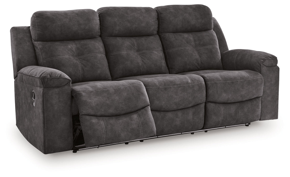 Brysonview Charcoal Reclining Sofa by Ashley at Eve Furniture