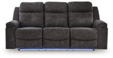 Brysonview Charcoal Reclining Sofa by Ashley at Eve Furniture