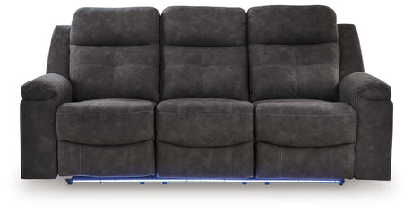 Brysonview Charcoal Reclining Sofa by Ashley at Eve Furniture