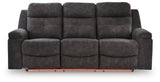 Brysonview Charcoal Reclining Sofa by Ashley at Eve Furniture