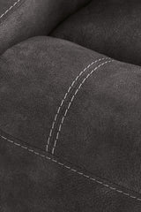 Brysonview Charcoal Zero Wall Recliner by Ashley at Eve Furniture