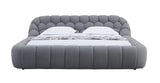 Bubbles Grey King Bed by New Era Innovations at Eve Furniture