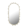 Bubbles Ivory Oval Wall Mirror by TOV Furniture at Eve Furniture