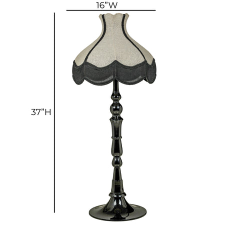 Buchanan Black Aluminium Table Lamp by TOV Furniture at Eve Furniture