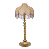 Buchanan Jute Fringed Scalloped Table Lamp by TOV Furniture at Eve Furniture