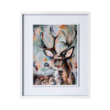 Buck by Altamura a Hand Embellished Textured Framed Art Print Matted under Glass by Mercana at Eve Furniture