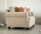 Buckhurst Taupe Upholstery Living Room Set by Furniture of America at Eve Furniture