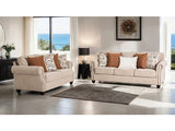 Buckhurst Taupe Upholstery Living Room Set by Furniture of America at Eve Furniture