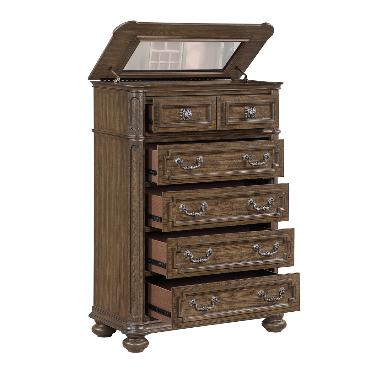 Buckingham Brown Chest by Homelegance at Eve Furniture