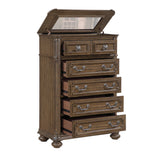 Buckingham Brown Chest by Homelegance at Eve Furniture