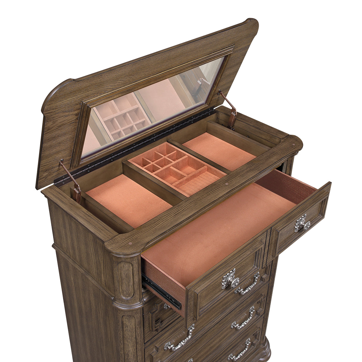 Buckingham Brown Chest by Homelegance at Eve Furniture