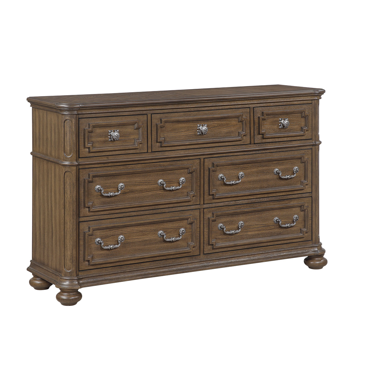 Buckingham Brown Dresser by Homelegance at Eve Furniture