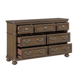 Buckingham Brown Dresser by Homelegance at Eve Furniture