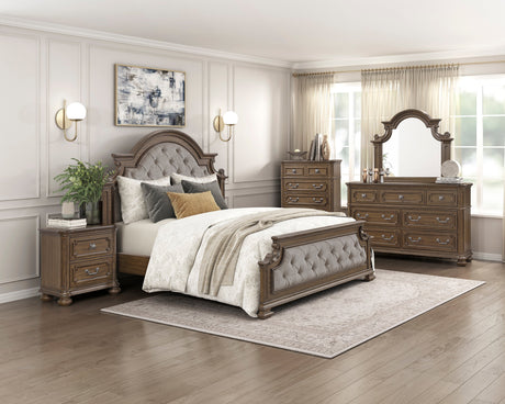 Buckingham Brown Dresser by Homelegance at Eve Furniture