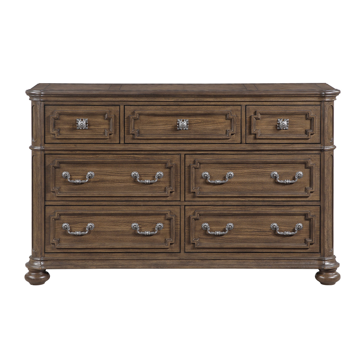 Buckingham Brown Dresser by Homelegance at Eve Furniture