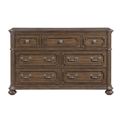 Buckingham Brown Dresser by Homelegance at Eve Furniture