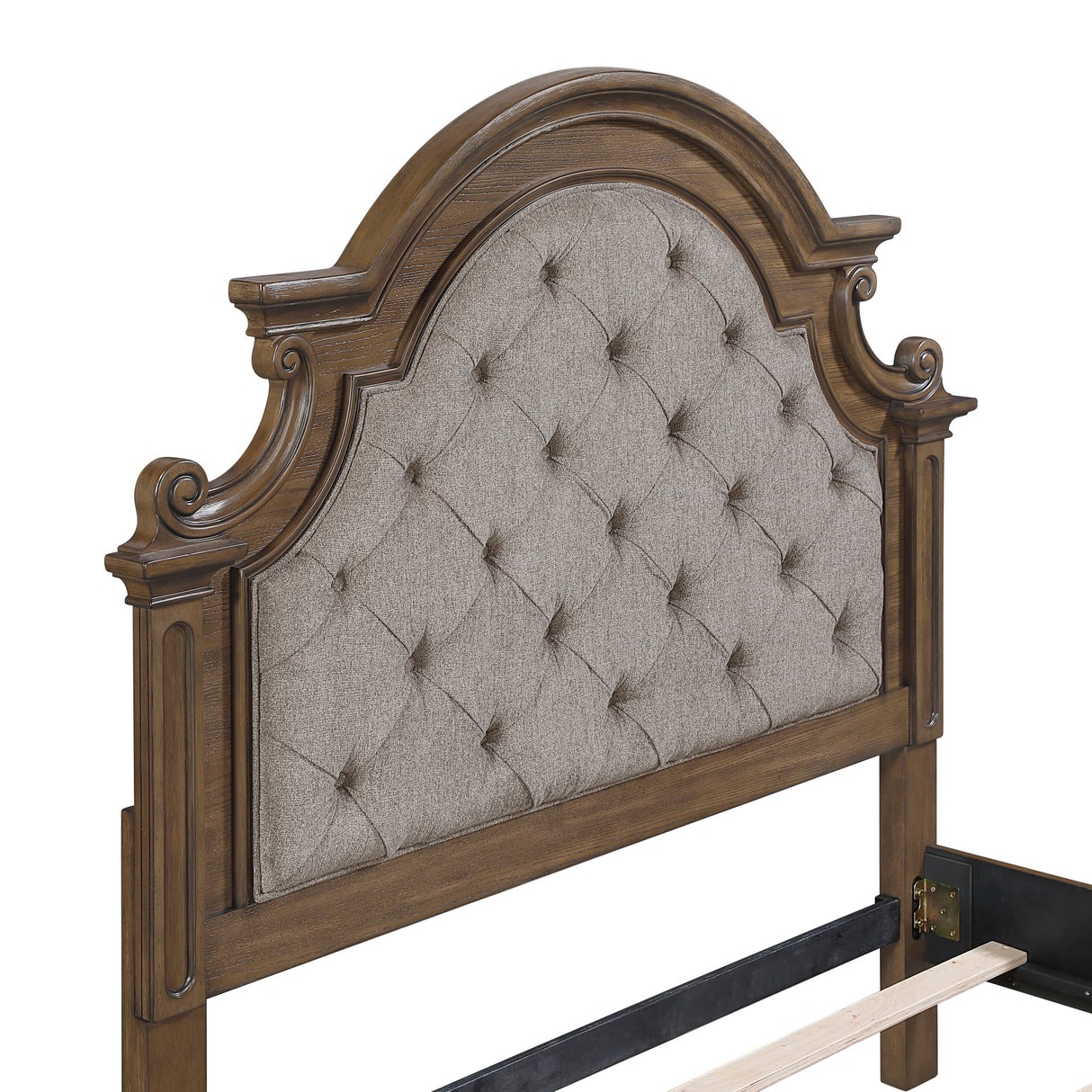 Buckingham Brown Eastern King Bed by Homelegance at Eve Furniture