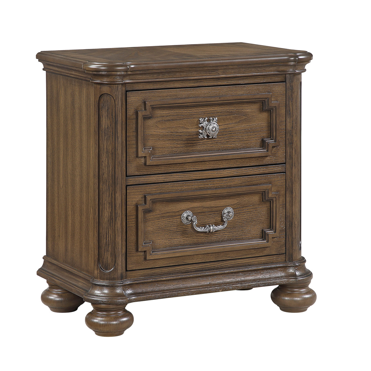 Buckingham Brown Nightstand by Homelegance at Eve Furniture
