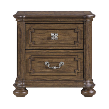 Buckingham Brown Nightstand by Homelegance at Eve Furniture