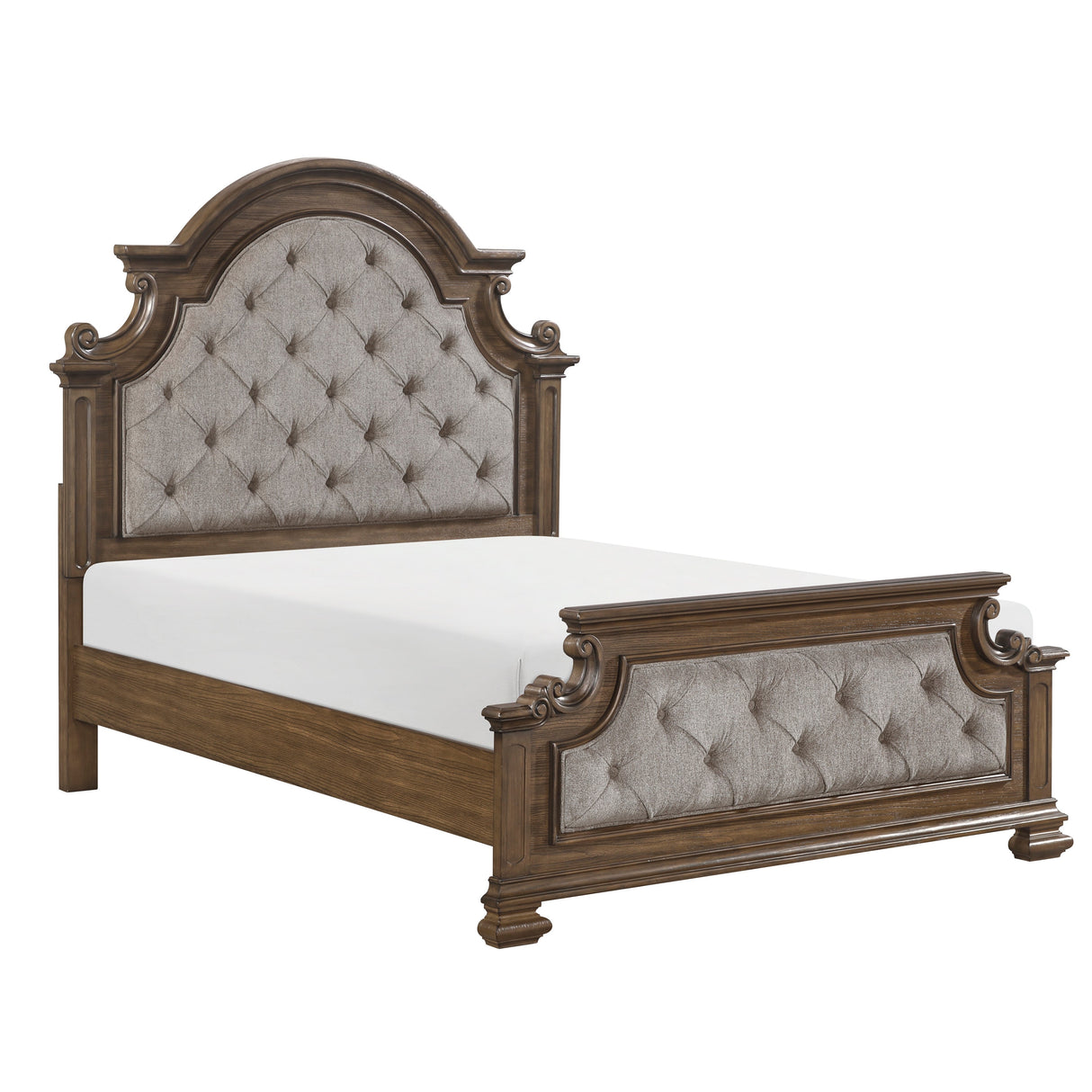 Buckingham Brown Queen Bed by Homelegance at Eve Furniture