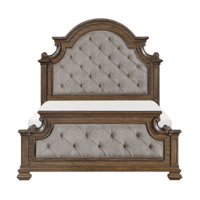 Buckingham Brown Queen Bed by Homelegance at Eve Furniture