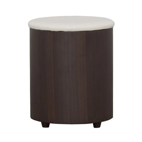 Buckley Cappuccino 3-Piece Coffee Table/Stools Set by Coaster at Eve Furniture
