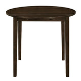 Bucknell Cappuccino/Tan 3-Piece Dining Set with Drop Leaf by Coaster at Eve Furniture