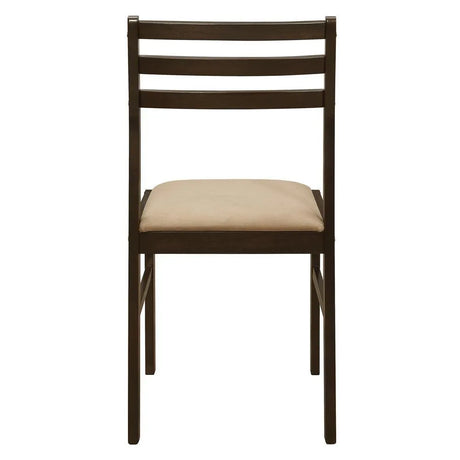 Bucknell Cappuccino/Tan 3-Piece Dining Set with Drop Leaf by Coaster at Eve Furniture