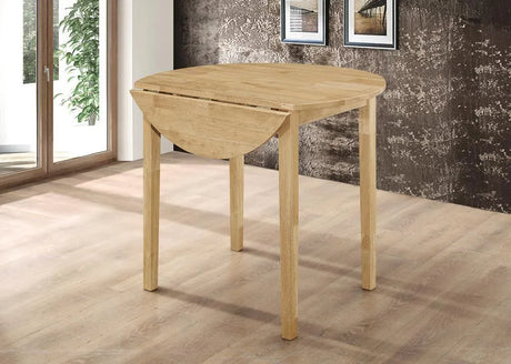 Bucknell Natural/Tan 3-Piece Dining Set with Drop Leaf by Coaster at Eve Furniture