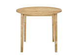 Bucknell Natural/Tan 3-Piece Dining Set with Drop Leaf by Coaster at Eve Furniture