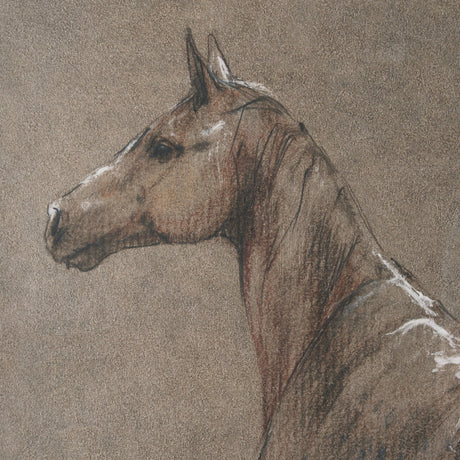 Buckskin Blanket by Mercana Studio a Hand Embellished Textured Framed Art Print by Mercana at Eve Furniture